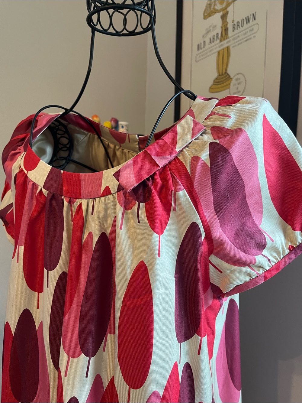 ORLA KIELY PINK PATTERN DRESS - Picture 4 of 8